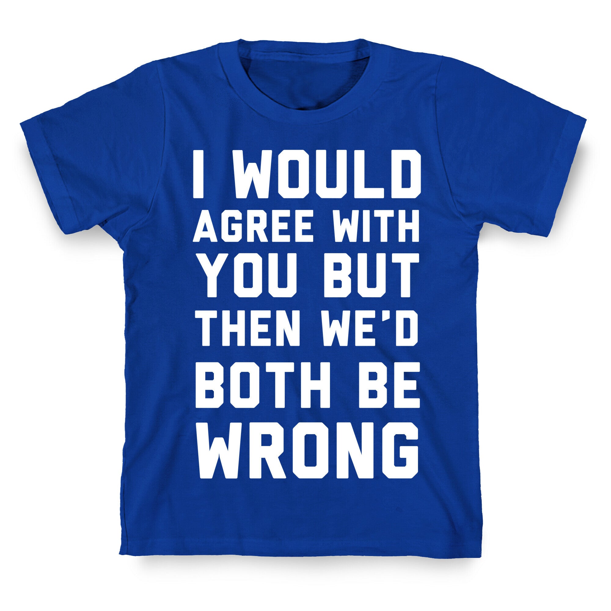 I Would Agree With You, But Then We'd Both Be Wrong T-Shirt